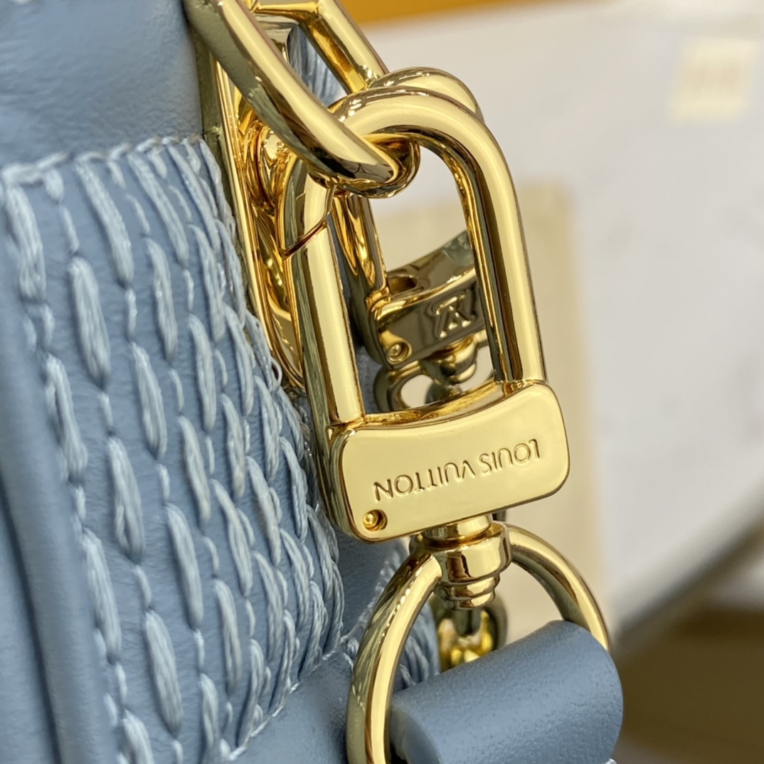 Louis Vuitton TROCA PM Handbag M59115 Glacier Blue